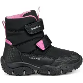 Geox Bottes de neige rose / noir