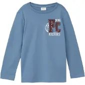 s.Oliver T-Shirt bleu clair / marron / blanc