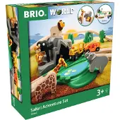 BRIO World Safari Coffret Aventure av. Rail de Train - 26 Partie - - UneTaille - Train
