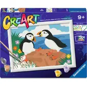 Ravensburger CreArt Schilderen op Nummer - Papegaai Duikers
