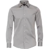 Venti Homme Venti Modern Fit Chemise argent, Faux uni