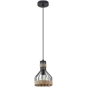 LINDBY Suspension , Ivaneska, dimmable, Noir, Salon / séjour, Métal, Moderne