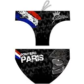Turbo Pompiers Paris Swimming Brief Noir L Homme