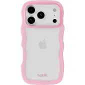 Holdit Coque Wavy Apple iPhone 17 Pro Max - Transparent / Pink
