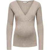ONLY Maternity T-shirt 'OLMLola' moka
