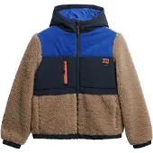 Superdry Veste en polaire bleu / bleu nuit / taupe