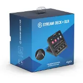 Elgato XLR Dock - Pour Stream Deck +, interface microphone XLR vers USB, mixeur audio personnalisable, amplification 75 dB/alimentation fantôme/clipguard - Mac/PC, Stream Deck non inclus