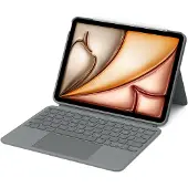 Logitech Combo Touch Apple iPad Air 11" (2026/2025/2024) Étui Clavier AZERTY Gris