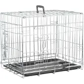 Karlie Dog Cage 63x49x43cm Argenté 63 x 49 x 43 cm