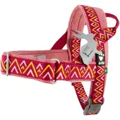 Hurtta Razzle-dazzle Harnais norvégien, Couleur:rouge, Taille:80-100cm