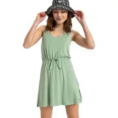 Roxy Low Tides Sleeveless Short Dress Vert XS Femme