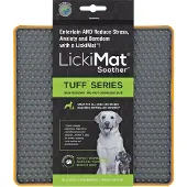 LickiMat LICKI MAT - Dog Bowl Soother Tuff Orange 20Cm - (645.5440)