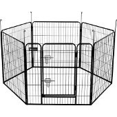 Flamingo Enclos pour chien Zecta 162 x 140 x 80 cm noir, 431979 HangarStore.cz