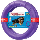 Puller Jouet Interactif Pour Chien Composé De Deux Anneaux Diam Tre 28 Cm