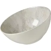 Ritzenhoff & Breker Coupelle CECINA PERLE, 165 mm en grès, lavable au lave-vaisselle, avec émail coloré, Saladier + bol, Transparent