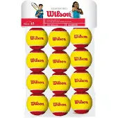Wilson Starter Tennis Balls 12 Units Jaune