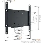 Vogel's MA2000 109,2 cm (43") Noir