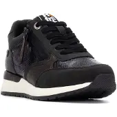 Refresh pour femme. 17317702-NEGRO Baskets 173177 noir (38), Plat, Fermeture éclair, Casuel