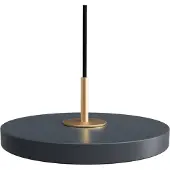 UMAGE - Asteria Micro - Suspension Anthracite Grey | Brass