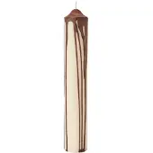 Ferm Living Dryp Bougie Pilier Dark Chocolate | 30 cm
