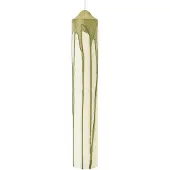 Ferm Living Dryp Bougie Pilier Olive Green | 30 cm