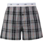 QS Boxers gris / orange / noir / blanc