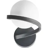 Beliani Lampe Murale Colagne Métal Noir