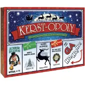Lobbes Jeu de société Kerst-Opoly, jeu de Noël, jeu de stratégie familial, cadeau