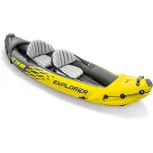 Intex Explorer K2 Inflatable Kayak Set Jaune 312 x 91 x 51 cm