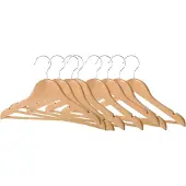 Huismerk Cintre Wooden 8 Unités