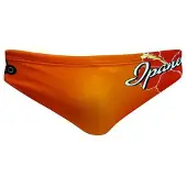 Turbo New Ipannema Swimming Brief Orange 5-6 Years Garçon