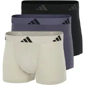Adidas Underwear Active Flex Cotton Boxers 3 Units Gris M Homme