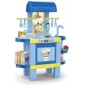 Chicos 2 In 1 Bluey Kitchen Educational Toy 57x18x8.15 Cm Bleu Enfants