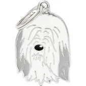 My Family Médaille Pour Chien Bearded Collie