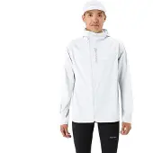 Nnormal - Veste de trail coupe-vent - Trail Wind Jacket White pour Homme en Nylon - Taille L - Blanc
