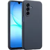 Accezz Coque Liquid Silicone pour Samsung Galaxy A17 (4G/5G) - Bleu foncé