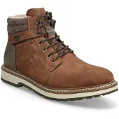 Rieker Bottines à lacets marron / gris foncé