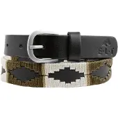 E.L.T Ceinture pour femmes Polo Gemma Ceinture Vert-marron 95 cm