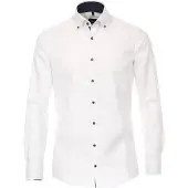 Venti Homme Venti Modern Fit Chemise blanc, Faux uni