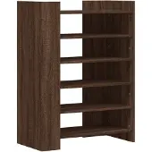 vidaXL Armoire à chaussures chêne marron 74,5x37,5x100 cm