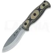 FOX Knives Ego TK-FX01, Black/Coyote G10 couteau fixe, Alfredo Doricchi design