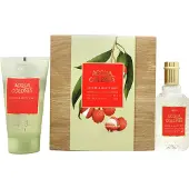 4711 Mäurer & Wirtz - Unisex - - Acqua Colonia - Lychee & White Mint - Coffret - Eau de Cologne 50 ml & Duschgel 75 ml