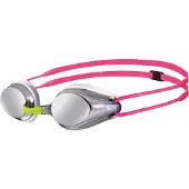 Arena Tracks Junior Swimming Goggles Argenté Enfants