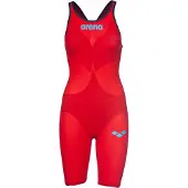 Arena Powerskin Carbon Air 2 Open Back Competition Swimsuit Rouge FR 34 Femme