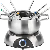 Clatronic FD 3783, Set à fondue, Argent