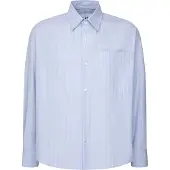Seidensticker Chemise bleu clair / blanc