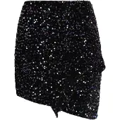 Faina Jupe violet / noir