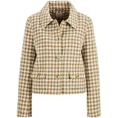 MADELEINE Blazer caramel / blanc cassé