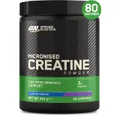 Optimum Nutrition Micronised Creatine Powder Blue Raspberry 360 g Poudre