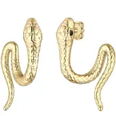 Yokoamii Boucles d'oreilles jaune d'or